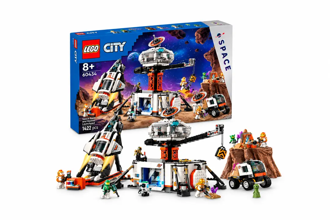 LEGO City 60434 Uzay Üssü ve Roket Fırlatma Rampası – 1422 Parça