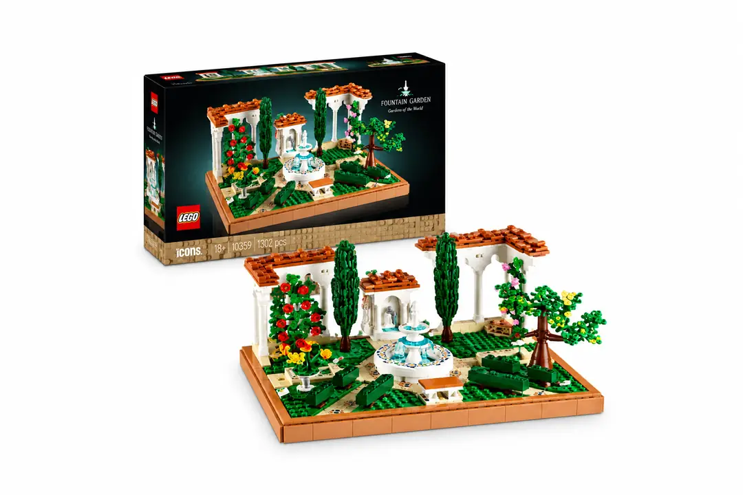 LEGO Icons 10359 Çeşmeli Bahçe Yapım Seti – 1302 Parça