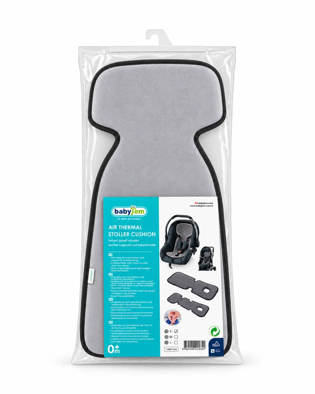 Babyjem Air Thermal Puset Minderi İç Pedi – Gri