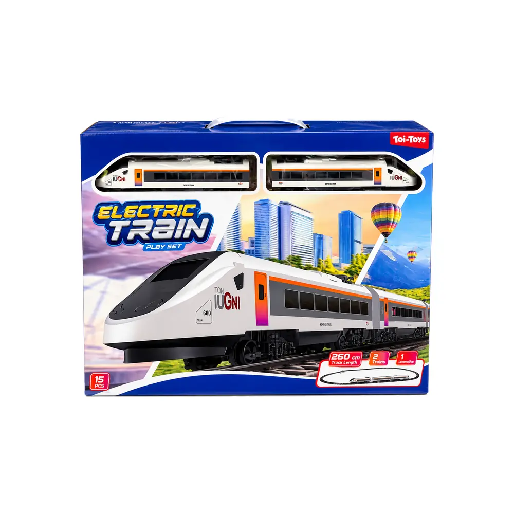 Elektrikli Hızlı Tren Oyun Seti - 15 Parça