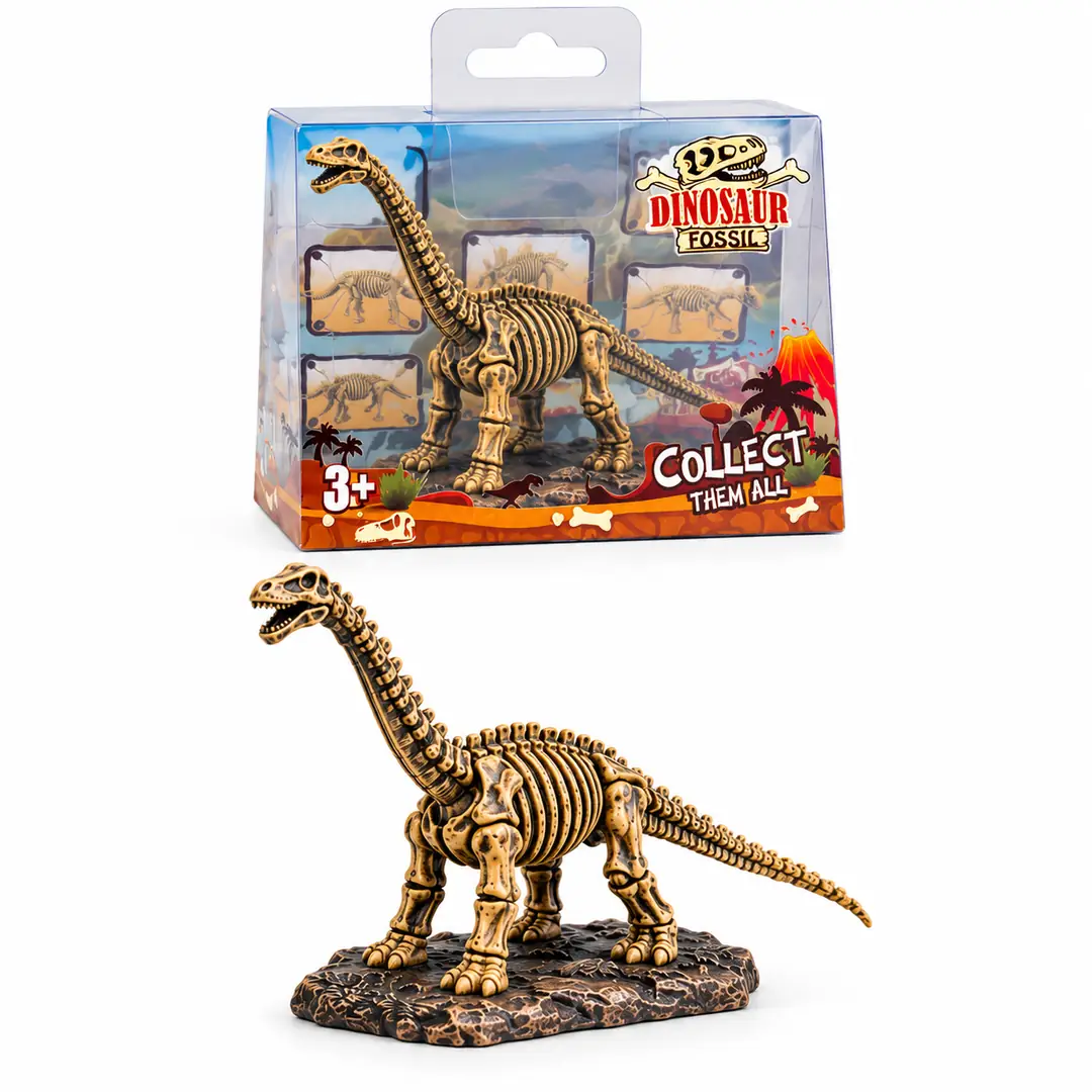 Mini Dinozor Fosili İskelet Figürü - 4 Farklı Model