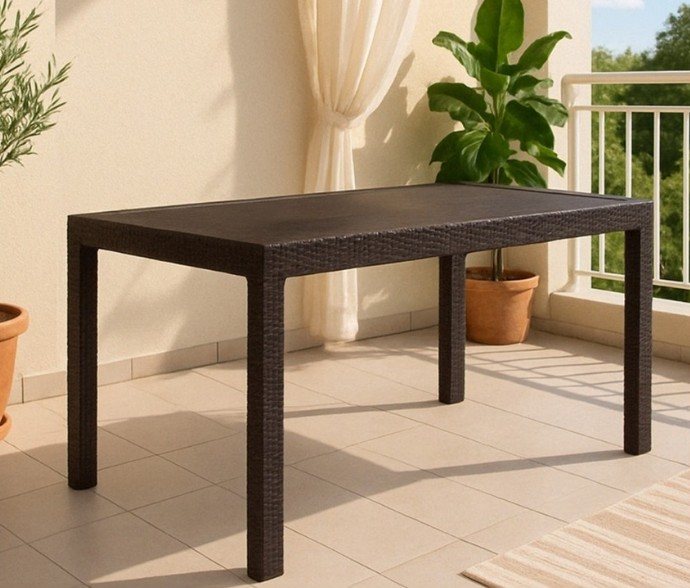 MASA Dikd. Rattan Plastik Olympia Kahve