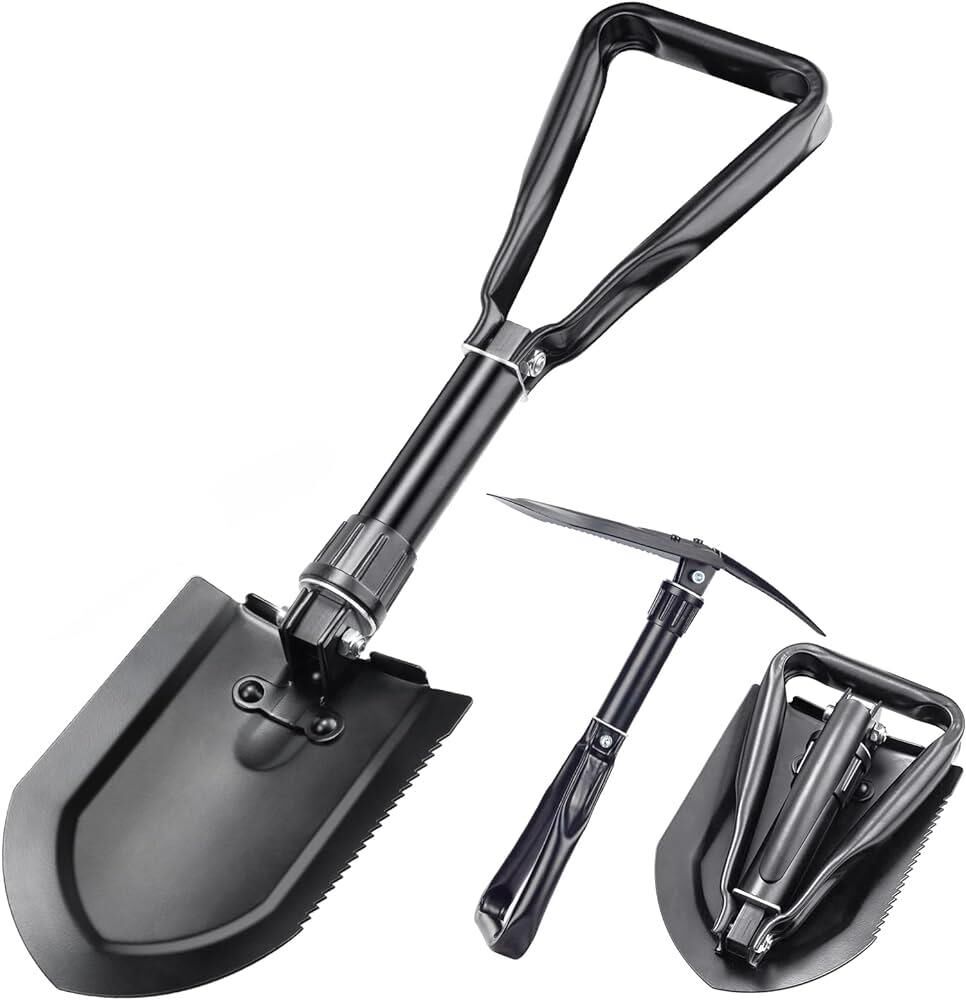 Folding Shovel with Sheath