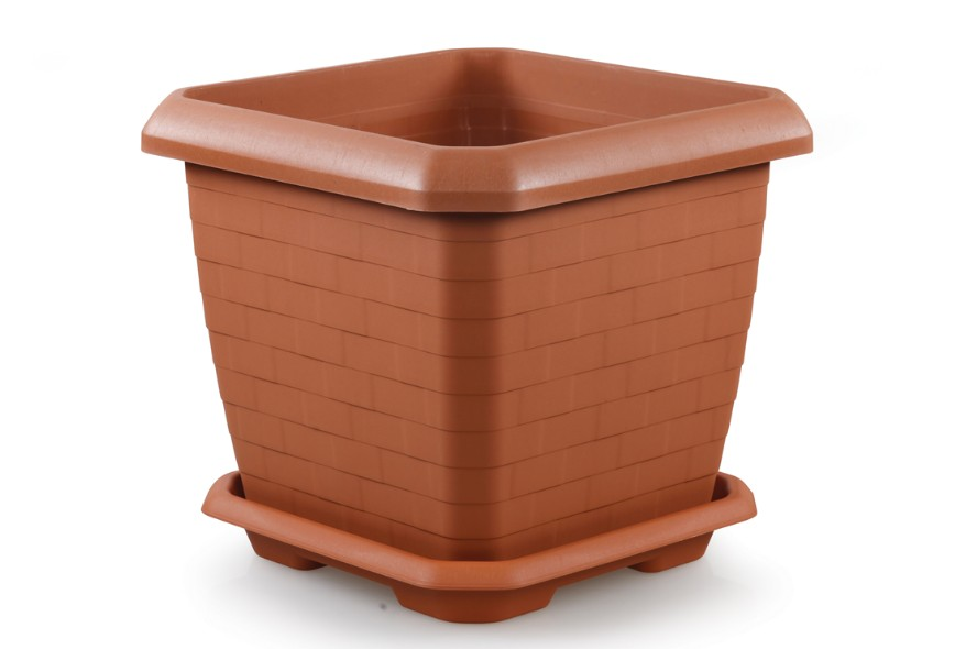 Saksı Hisar Kiremit NO5+HKT5 Tabak Dahil 74lt