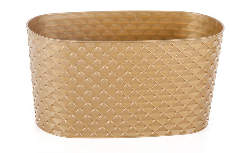 Saksı Balkon Kapadokya Kabartmalı Gold 4,7lt
