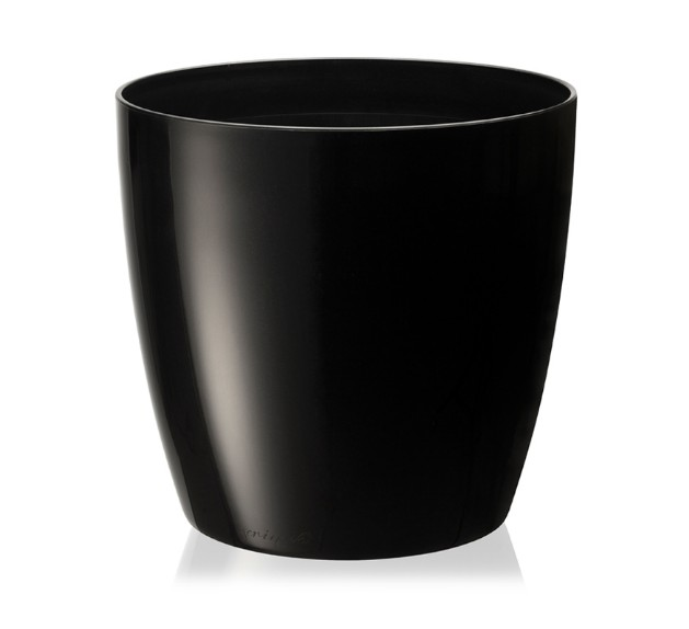 Serinova Yakut NO3 Round Black Plant Pot 4.4 L