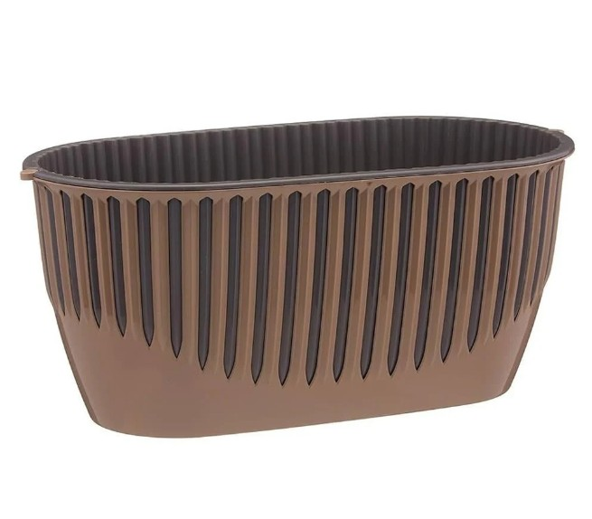 Saksı Balkon Piano Oluklu Mocha NO1 4,5lt