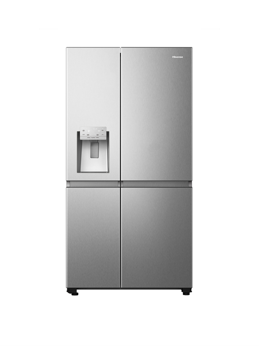 Hisense RS818N4TIE 632 lt. Gardirop Tipi NO Frost Su ve Buz Hazneli Buzdolabı INOX