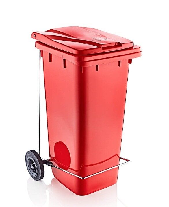 Çöp Konteyneri Pedallı 120 lt