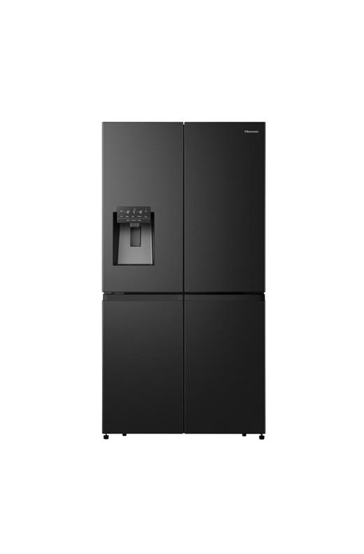 Hisense RQ760N4SBFE 584 lt. 4 Kapili Gardirop Tipi NO Frost Su ve Buz Hazneli Buzdolabı Siyah