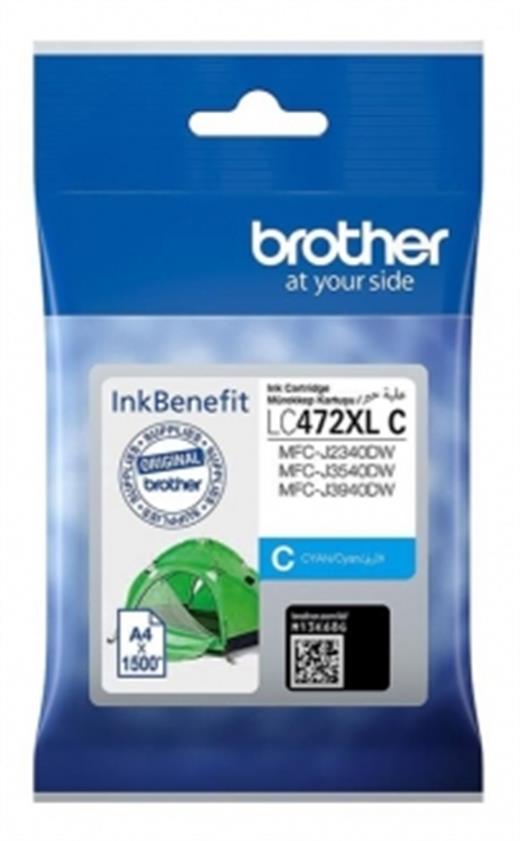Brother LC472XL Mavi Mürekkep Kartuşu