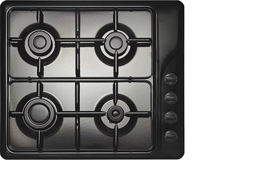 Alveus MTF 640 Siyah 4 Gazlı 60cm Ankastre Ocak