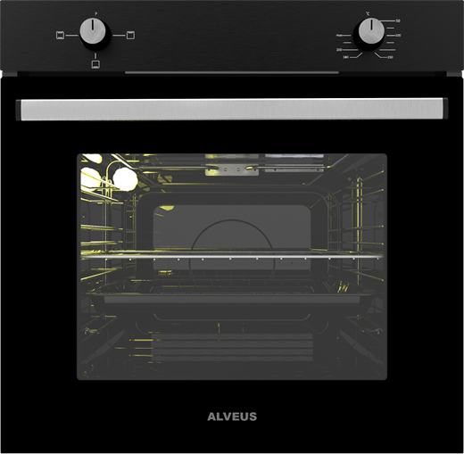 Alveus MFA 604/605 Ankastre Fırın Siyah