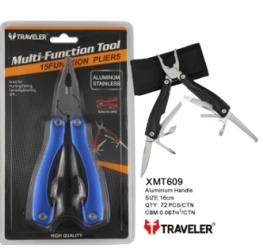 Traveler XMT609 15 Fonksiyonlu Çok Amaçlı El Aleti Mavi