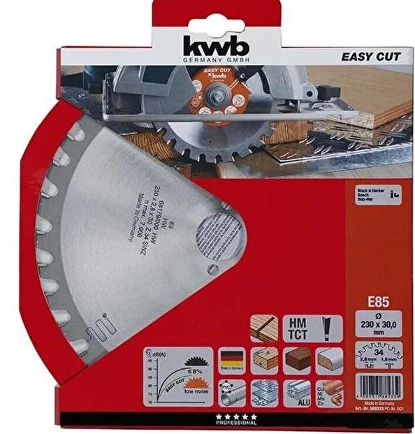 KWB Tepsi Testere 230 x 30 Z34 Dış 588533