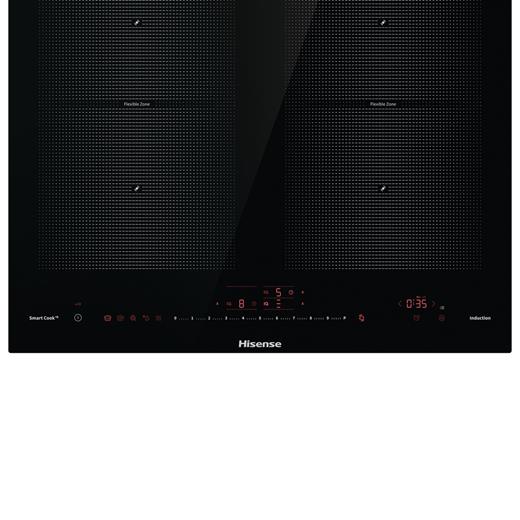 Hisense IH646S 4 Gözlü 60cm Cam İndüksiyon Ankastre Ocak Siyah