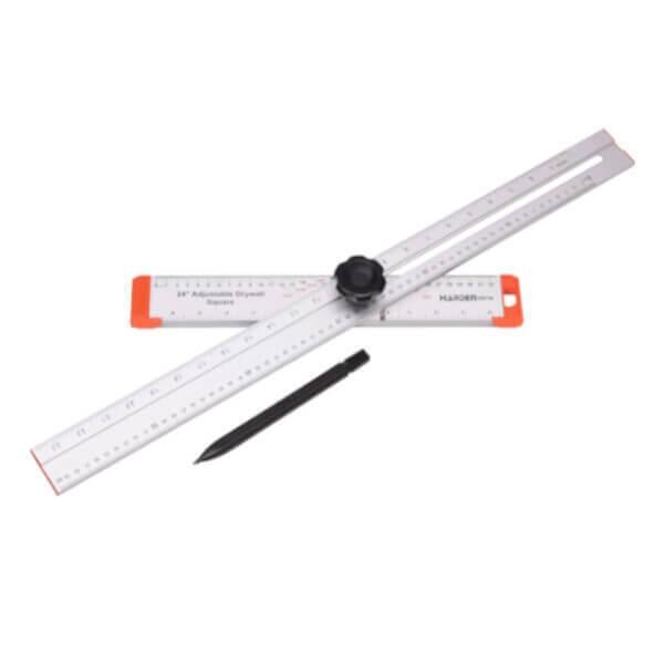 Harden 600 mm Adjustable-Angle Aluminium T-Square