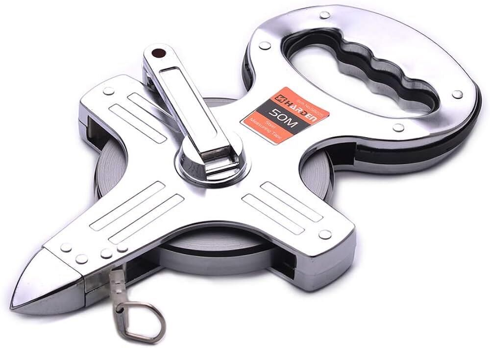 Harden 100MX12 Nickel Tape Measure, 100 m x 12.5 mm