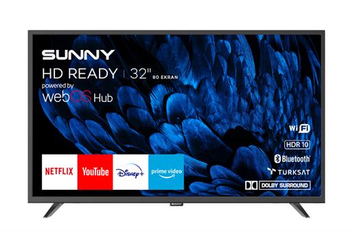 Sunny 32'' HD Ready Uydu Alicili Webos Smart TV