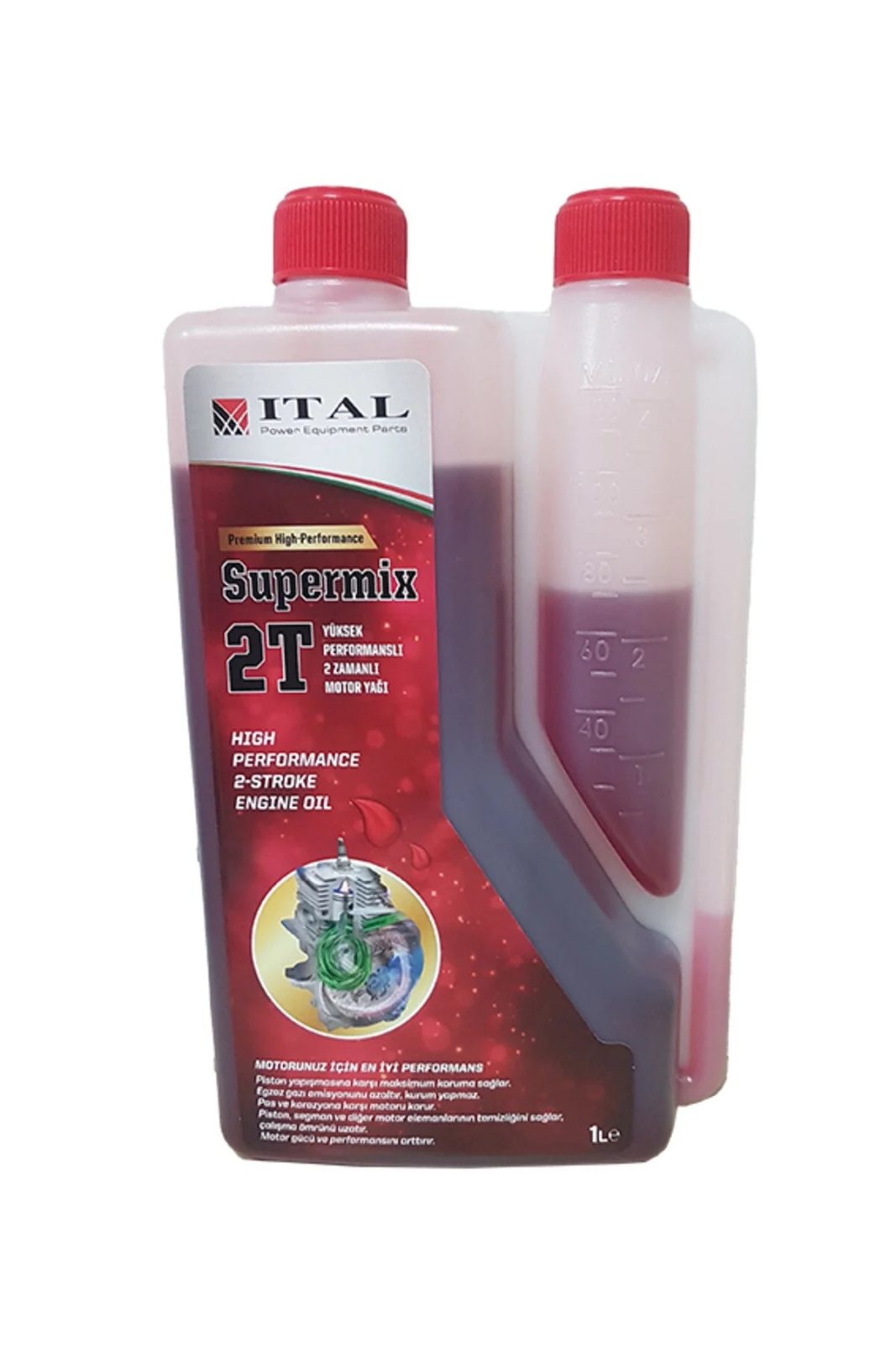 Motor Yağı 2 Zamanlı 1 Litre Supermix