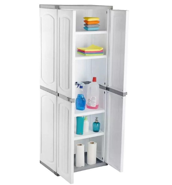Dolap Banyo Demonte 4 Kapılı 165x60x41