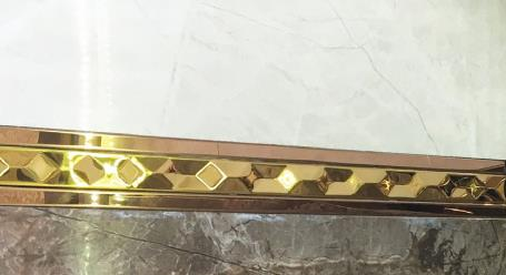 Bordür Profili INOX 304 30mm Parlak Altın (250cm)