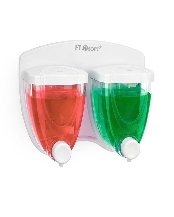 Sıvı Sabunluk Ikili Flosoft 350+350 ml
