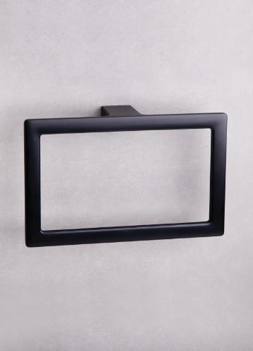 Flat Kare Havluluk Siyah