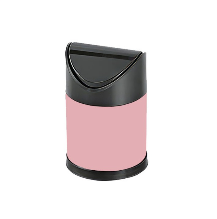 Sallanir Kapak Çöp Pembe h:18,5cm Ø:12,5cm