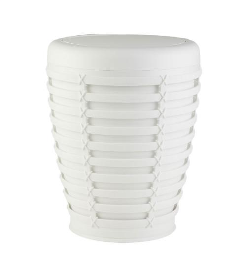 Çöp Kovası Beyaz Palm