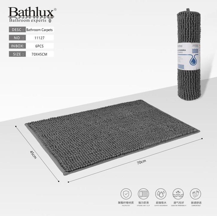 Banyo Paspası Dokulu 45x70 Anrtasit