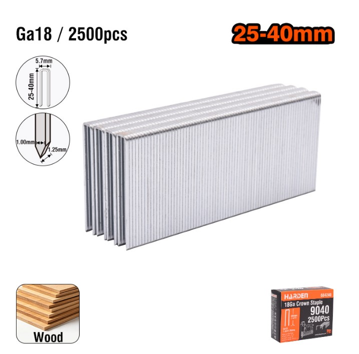 Zımba Teli Taçlı 30mm 2500AD