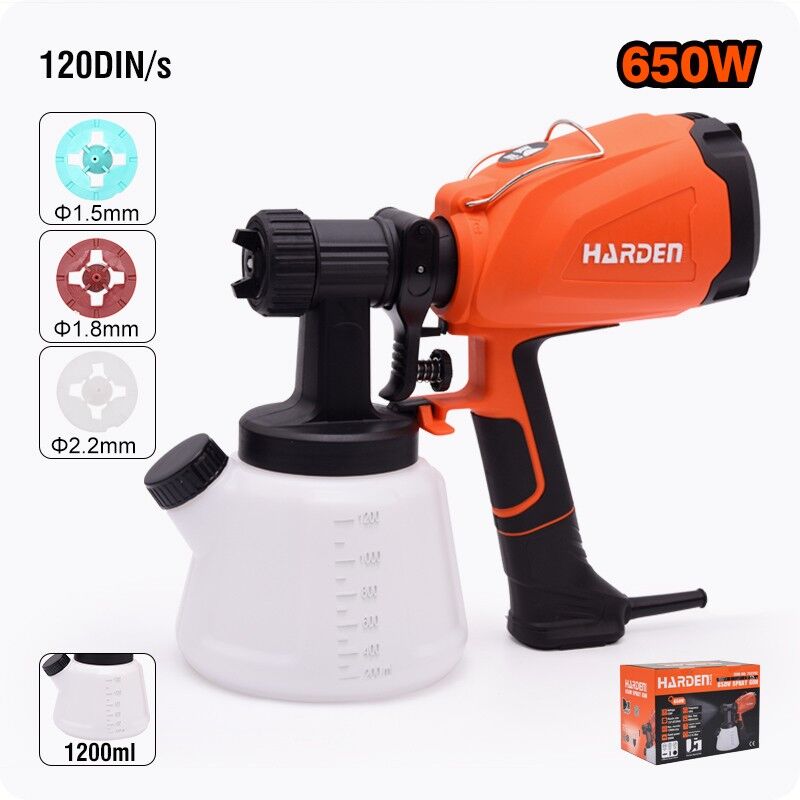 Boya Püskürtme Tabancası 1200ml 650W