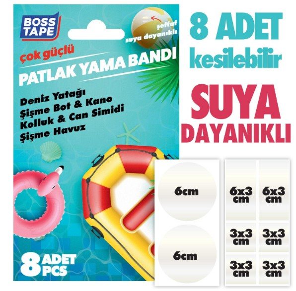 Bant Patlak Yama Bandı Şeffaf 8AD