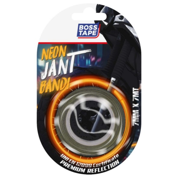 Bant Neon Jant Bandı 7x7 Turuncu