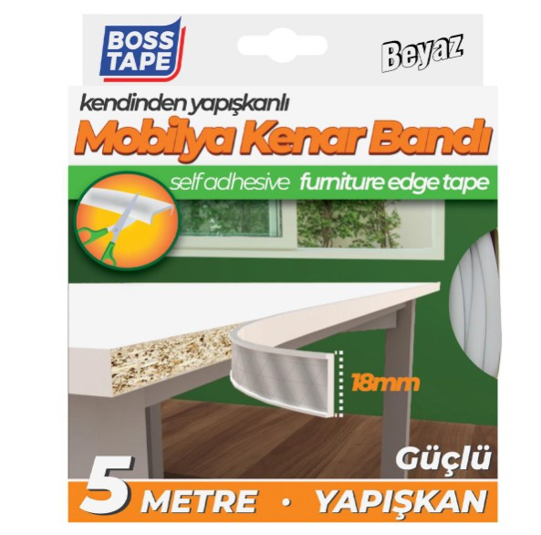 Bant Mobilya Kenar Bandı Beyaz 18MMX5MT