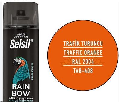 Sprey Boya Akrilik Trafik Turuncu 400ml