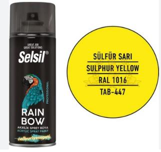 Sprey Boya Akrilik Sülfür Limon Sarı 400ml Kol