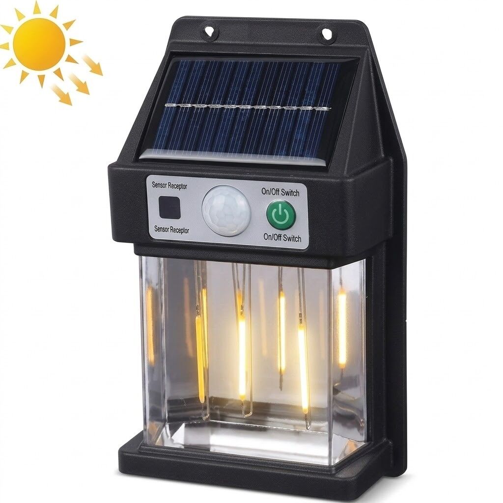Solar Bahçe Duvar Aydınlatma Hareket Sensörlür