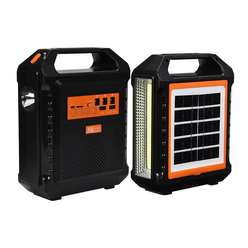 Solar Şarj Edilebilen Akü Tıp Jenerator +Ampul
