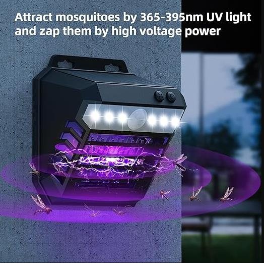 Solar LED Böcek Kovucu Duvara Monte Mor