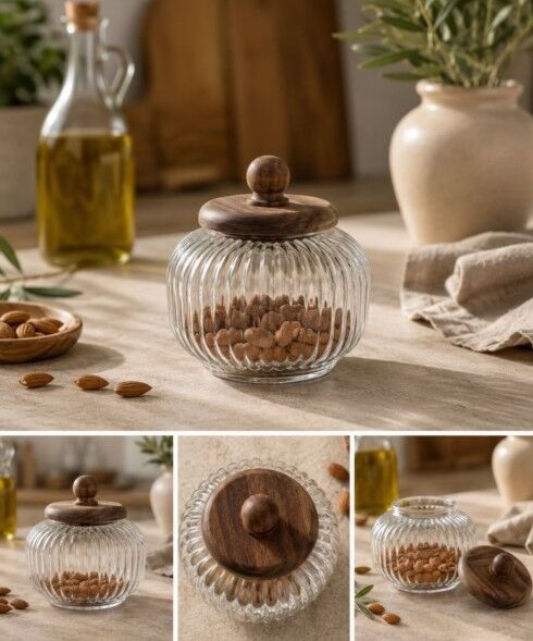 Kavanoz Akasya Kapaklı 950 ml