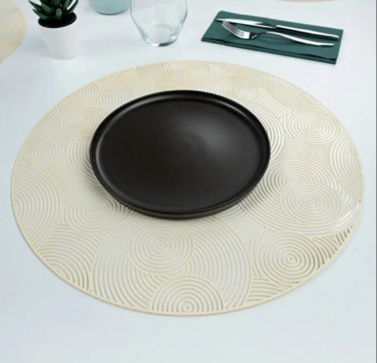 Amerikan Servis Plastik Rings Gold 38cm