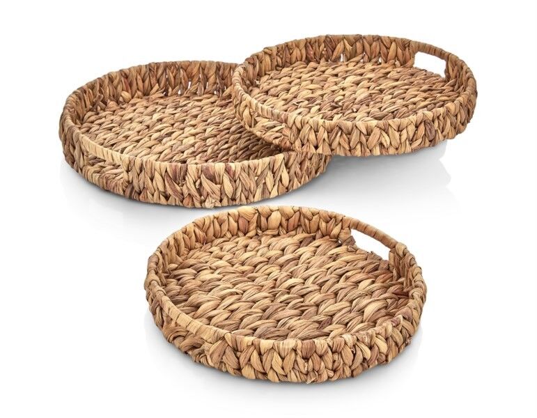 Tepsi Naturel Yuvarlak 30cm