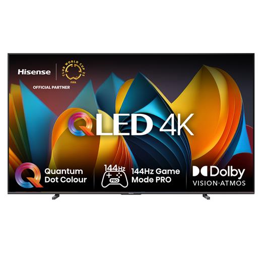 Hisense 100E7NQ Pro 100" QLED UHD Smart TV.