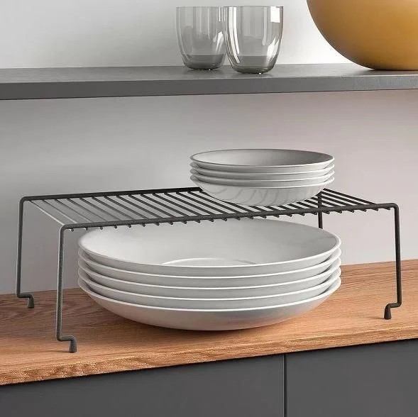 Düzenleyici Raf Dolap İçi Brooklyn Mini Siyah PVC