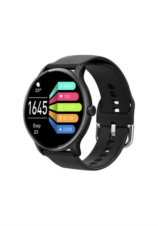 S-link W02 DaFit Uyumlu+ Bluetooth 1.28" Ekran 200mAh Bataryalı Siyah Akıllı Saat Smart Watch