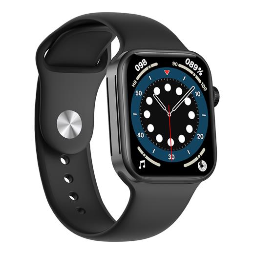 S-link WATCH SEVEN PLUS Android/IOS Smart Watch 200 mAh Black Smart Watch with Heartbeat Sensor