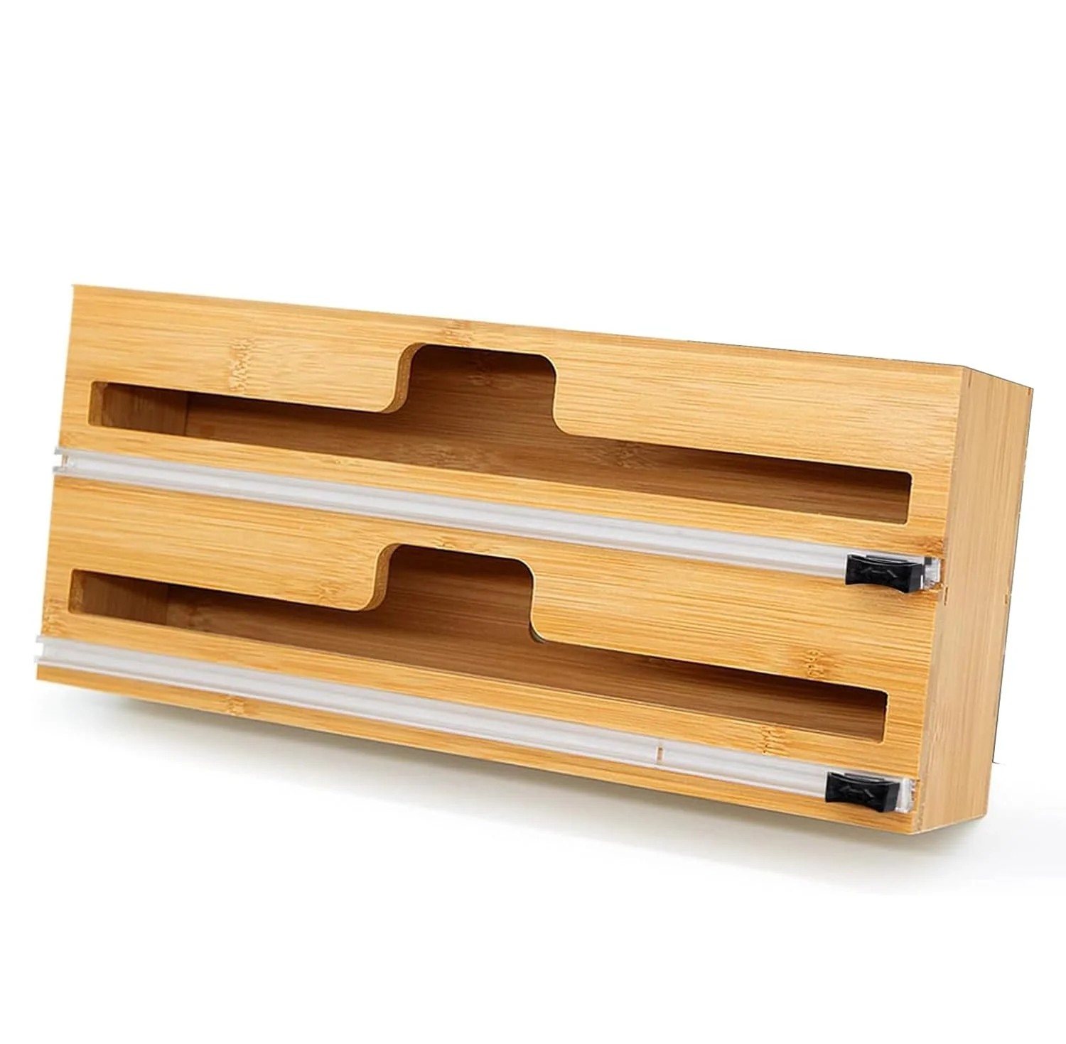 Ahşap Streç Film Organizer 2li