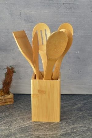 Kaşık Bambu 6 Parça Set